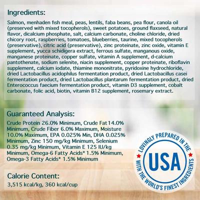 Show full view: Chicken Soup for the Soul Grain-Free Salmon, Pea & Sweet Potato Recipe Dry Dog Food, 22-lb bag slide 5 of 11