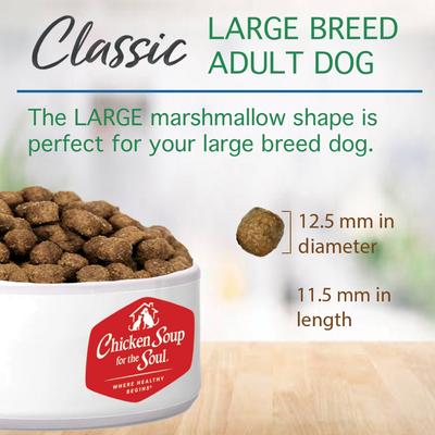 Show full view: Chicken Soup for the Soul Large Breed Adult Chicken, Turkey & Brown Rice Recipe Dry Dog Food, 28-lb bag slide 8 of 13