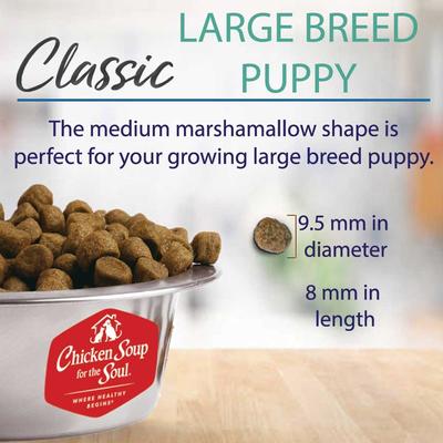 Show full view: Chicken Soup for the Soul Large Breed Puppy Chicken, Turkey & Brown Rice Recipe Dry Dog Food, 13.5-lb bag slide 8 of 13