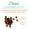 Show in main carousel: Chicken Soup for the Soul Large Breed Puppy Chicken, Turkey & Brown Rice Recipe Dry Food, 28-lb bag + Crunchy Bites Bacon & Cheese Dog Treats, 12-oz bag slide 5 of 9