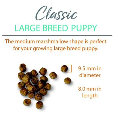Show full view: Chicken Soup for the Soul Large Breed Puppy Chicken, Turkey & Brown Rice Recipe Dry Food, 28-lb bag + Crunchy Bites Bacon & Cheese Dog Treats, 12-oz bag slide 5 of 9
