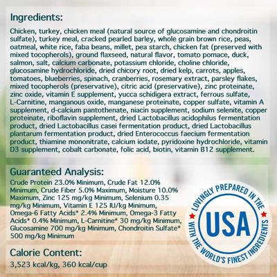 Show full view: Chicken Soup for the Soul Small Bites Mature & Senior Chicken, Turkey & Brown Rice Recipe Dry Dog Food, 13.5-lb bag slide 5 of 11
