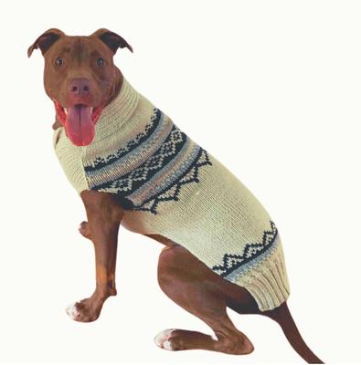 Show full view: Chilly Dog Alpaca Cream Wyatt Dog & Cat Sweater, X-Large slide 3 of 3