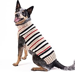 Chilly Dog Bentley Alpaca Stripe Dog & Cat Sweater, Medium slide 2 of 3
