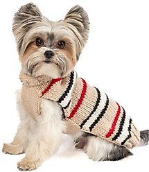 Chilly Dog Bentley Alpaca Stripe Dog & Cat Sweater, X-Small
