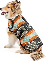Chilly Dog Black Canyon Dog & Cat Quilted Coat, Medium