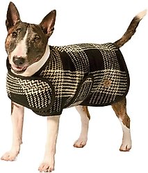 Chilly Dog Black & White Dog & Cat Quilted Coat, X-Small