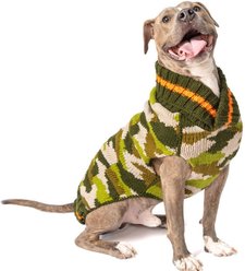 Chilly Dog Camo Dog & Cat Sweater, XX-Small