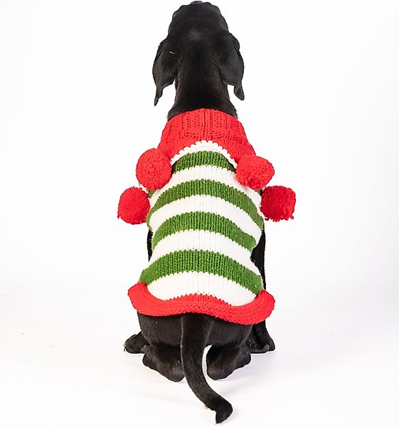 Show full view: Chilly Dog Christmas Elf Dog & Cat Sweater, X-Large slide 3 of 3