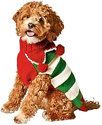 Chilly Dog Christmas Elf Dog & Cat Sweater, XX-Small