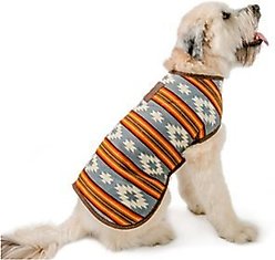 Chilly Dog Denim Sunset Dog & Cat Quilted Coat, Medium