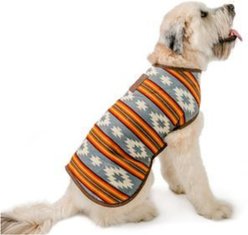 Chilly Dog Denim Sunset Dog & Cat Quilted Coat, Small