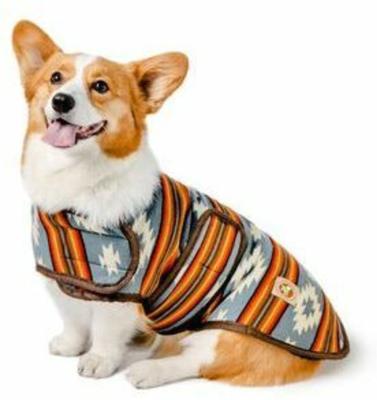 Show full view: Chilly Dog Denim Sunset Dog & Cat Quilted Coat, Small slide 3 of 3