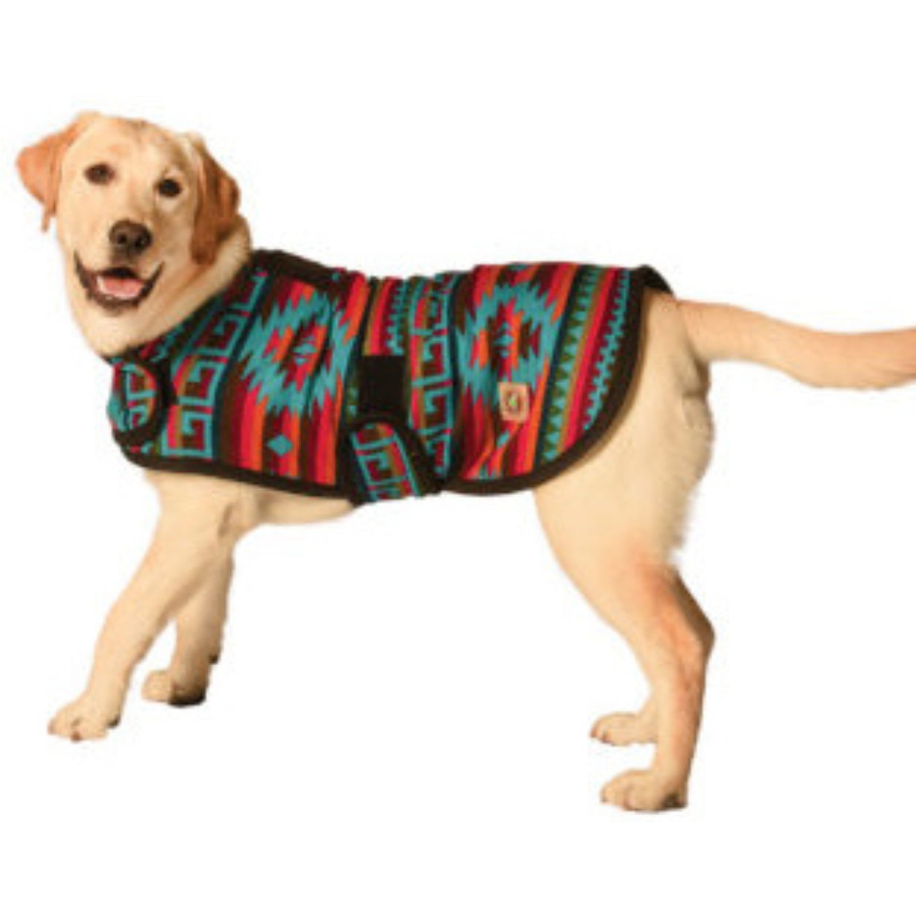 Chilly Dog Desert Rose Dog & Cat Quilted Coat, Small