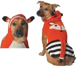 Chilly Dog Foxy Dog & Cat Hoodie, Large