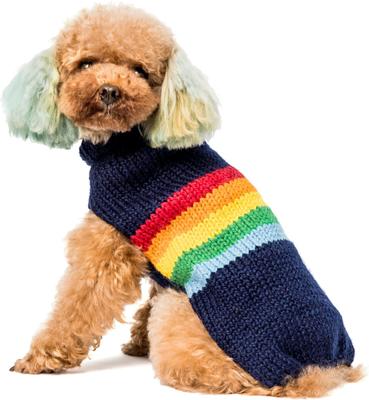 Show full view: Chilly Dog Good Vibes Alpaca Dog & Cat Sweater, Large slide 2 of 3