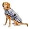 Show in main carousel: Chilly Dog Grey & Blue Plaid Dog & Cat Quilted Coat, Medium slide 2 of 4