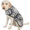 Show in main carousel: Chilly Dog Grey & Blue Plaid Dog & Cat Quilted Coat, Small slide 1 of 4