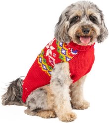 Chilly Dog Jolly Red Dog & Cat Sweater, XXX-Large