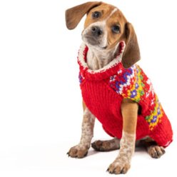 Chilly Dog Jolly Red Dog & Cat Sweater, XXX-Large slide 2 of 3