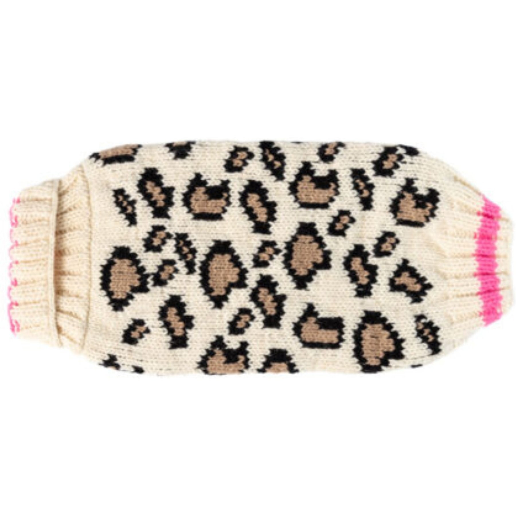 Chilly Dog Leopard Dog & Cat sweater, Small