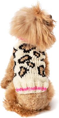 Show full view: Chilly Dog Leopard Dog & Cat sweater, Small slide 3 of 4