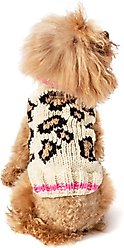 Chilly Dog Leopard Dog & Cat sweater, X-Small