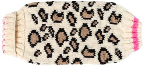 Show full view: Chilly Dog Leopard Dog & Cat sweater, X-Small slide 2 of 4