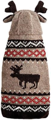 Show full view: Chilly Dog Moosey Dog & Cat Hoodie, Large slide 4 of 5