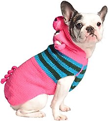 Chilly Dog Pink Piggy Dog & Cat Hoodie, Medium slide 2 of 2