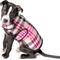 Show in main carousel: Chilly Dog Pink Plaid Dog & Cat Quilted Coat, X-Small slide 3 of 4