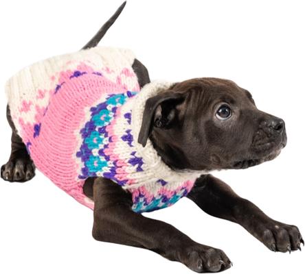 Show full view: Chilly Dog Pink Ski Bum Dog & Cat Sweater, Large slide 3 of 4