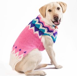 Chilly Dog Pink Ski Bum Dog & Cat Sweater, Small