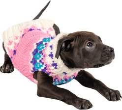 Chilly Dog Pink Ski Bum Dog & Cat Sweater, X-Small slide 2 of 3