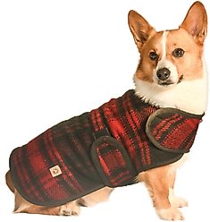 Chilly Dog Red Plaid Coat, Large slide 2 of 3