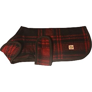 Chilly Dog Red Plaid Coat, Small