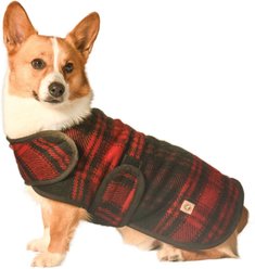 Chilly Dog Red Plaid Coat, X-Small