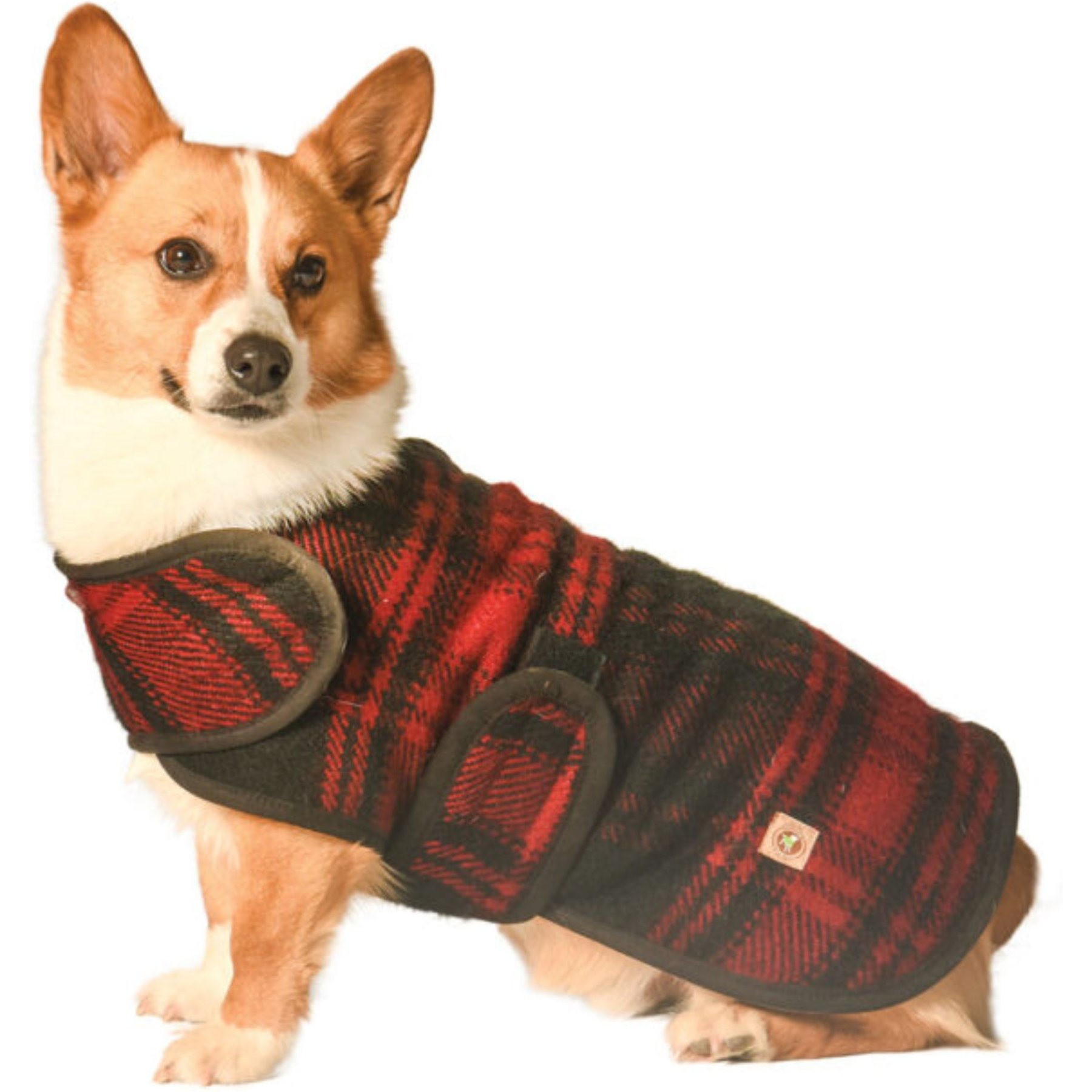Chilly Dog Red Plaid Coat, X-Small