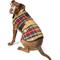 Show in main carousel: Chilly Dog Tan Tartan Plaid Dog & Cat Quilted Coat, XX-Large slide 1 of 3