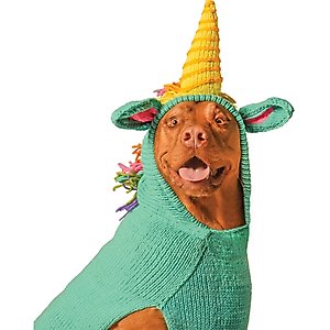 Chilly Dog Unicorn Dog & Cat Sweater, Large