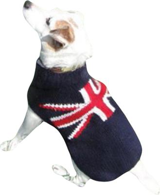Show full view: Chilly Dog Union Jack Wool Dog & Cat sweater, Small slide 3 of 4