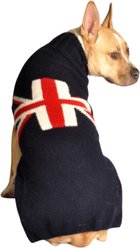 Chilly Dog Union Jack Wool Dog & Cat sweater, X-Large