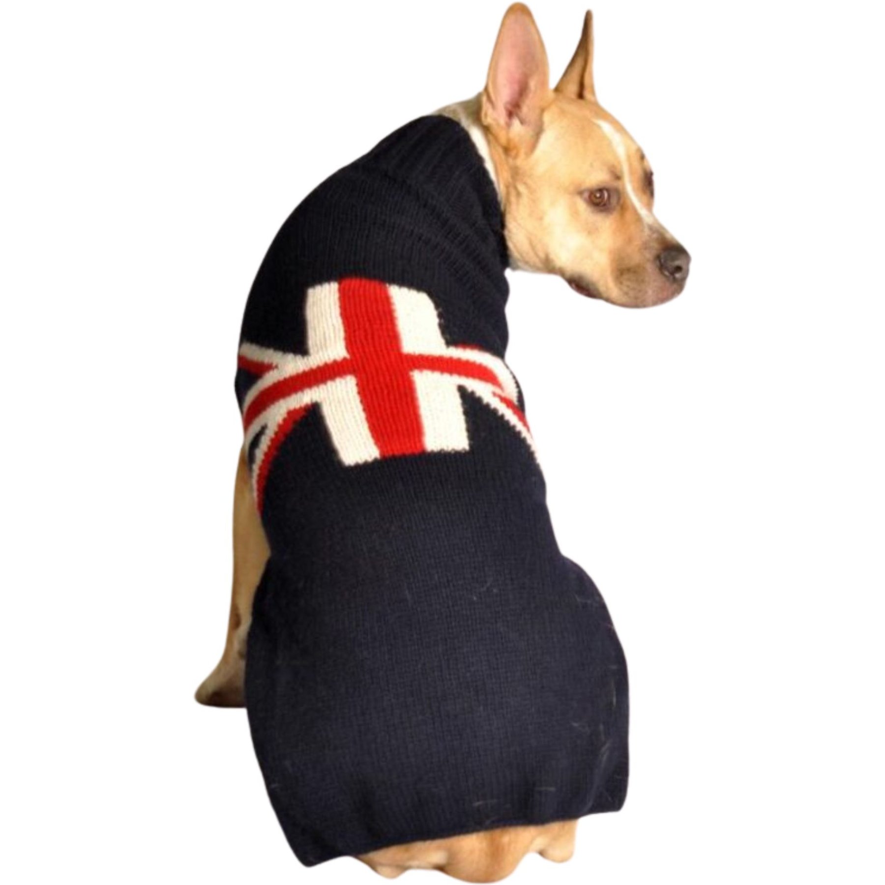 Chilly Dog Union Jack Wool Dog & Cat sweater, X-Large