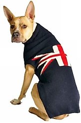 Chilly Dog Union Jack Wool Dog & Cat sweater, X-Small slide 2 of 4