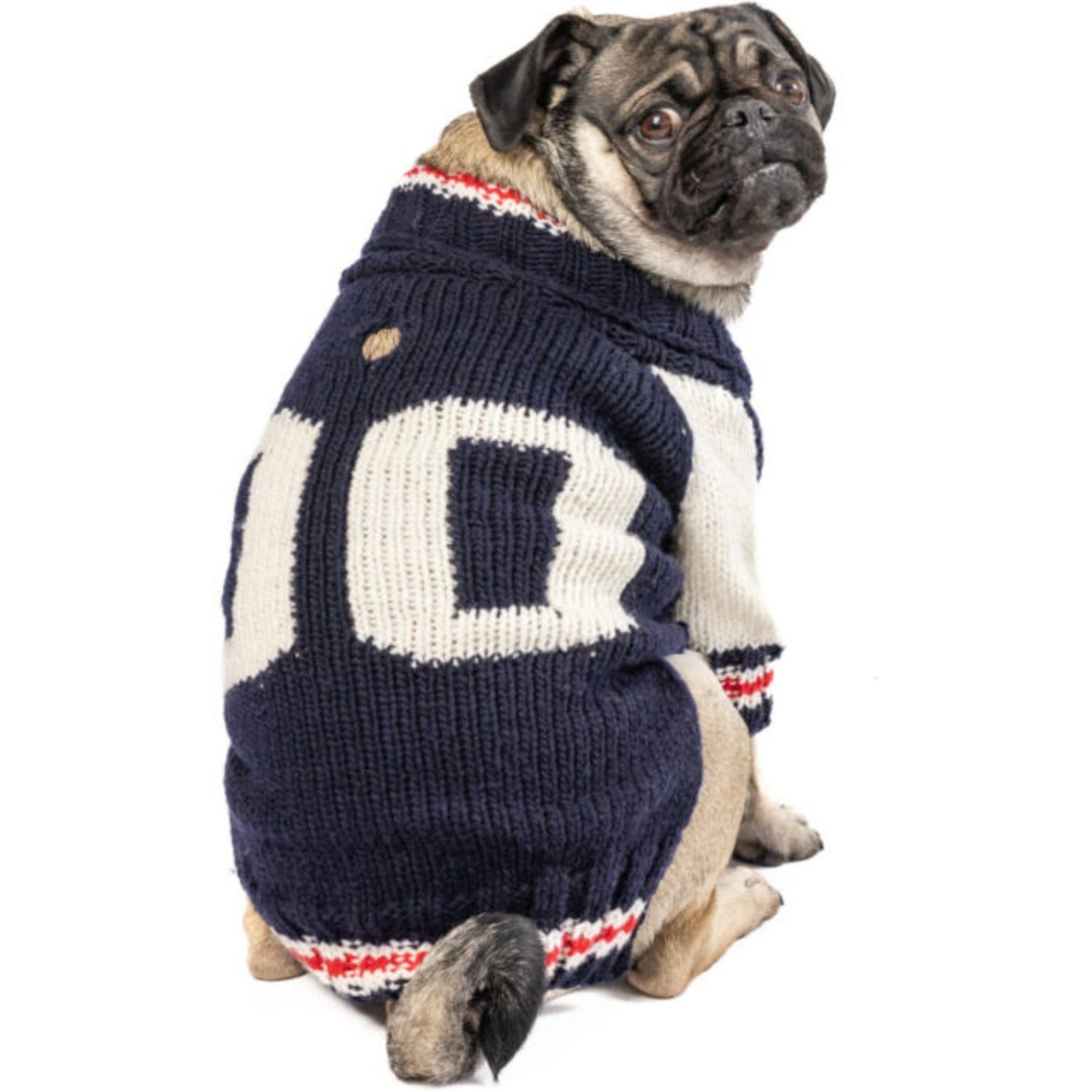 Chilly Dog Varsity Dog & Cat Sweater, XX-Large