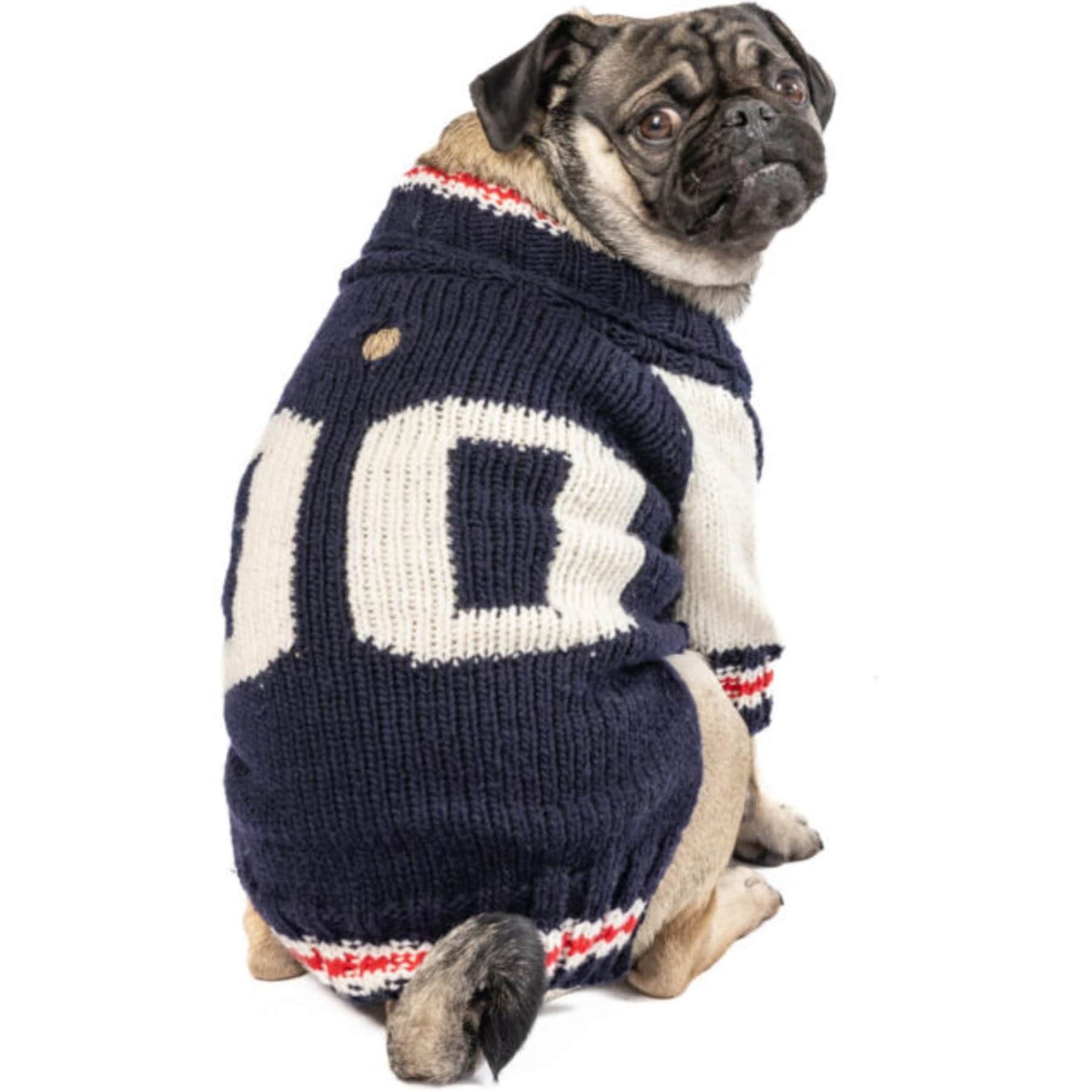 Chilly Dog Varsity Dog & Cat Sweater, XXX-Large
