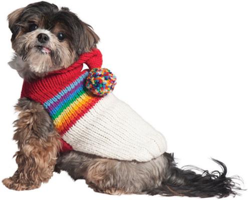 Show full view: Chilly Dog Vintage Ski Dog & Cat Hoodie, X-Small slide 2 of 4