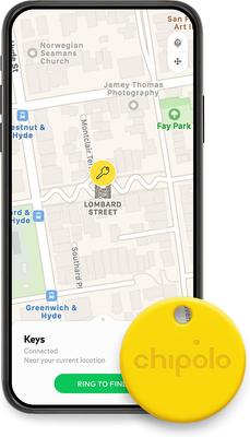 Show full view: Chipolo ONE Bluetooth Dog, Cat & Horse Tag, Yellow slide 4 of 13