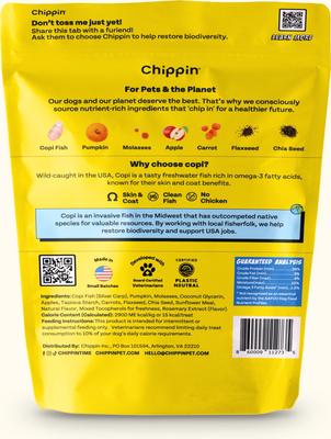 Show full view: Chippin Wild-Caught Fish Jerky Soft Dog Treat, 5-oz bag slide 3 of 11