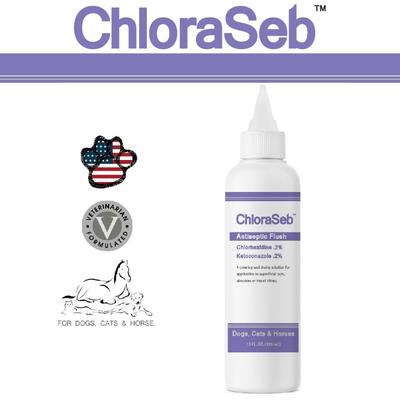 Show full view: ChloraSeb Antiseptic Flush for Dogs, 12-oz bottle slide 8 of 9